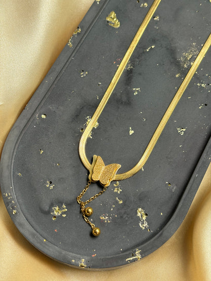 Chaine motif papillon