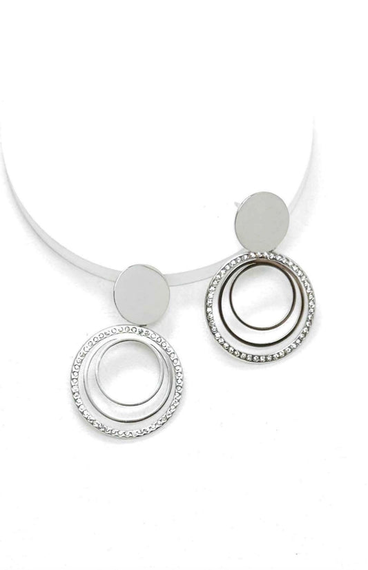 Boucle d'oreille géométrique